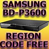 New SAMSUNG BD-P3600 Multi Region Code Free DVD 123456 PAL/NTSC Blu Ray Zone A+B+C Player 100~240V 5