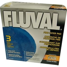 Hagen Fluval FX5 Replacement Fine Filter Pad, 3 Pack (Fluval A-248)