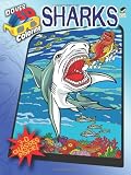 3-D Coloring Book--Sharks (Dover 3-D Coloring Book) (English and English Edition)