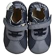 Robeez Soft Soles Lil Sport Hook-And-Loop Slip On (Infant/Toddler),Navy,3-6 Months (2 M US Infant)
