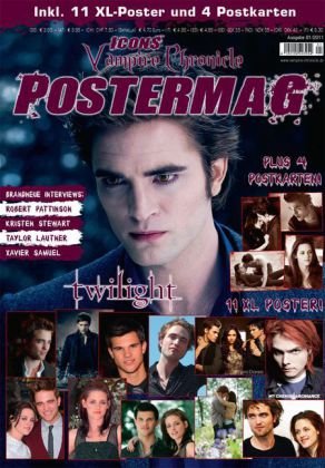 Thomas Vogel Media e. K. Icons Vampire Chronicle Postermag: XL-Poster von Twilight & Vampire Diaries + Postkarten + neue Interviews mit Robert Pat ...