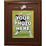 Caseworks Detroit Lions Mahogany Cabinet Picture Frame