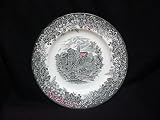 WEDGWOOD DINNER PLATE, 10 3/4" ROMANTIC ENGLAND (BLACK)