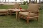 Anderson Teak DS-101 Brianna Deep Seating Armchair and Cushion