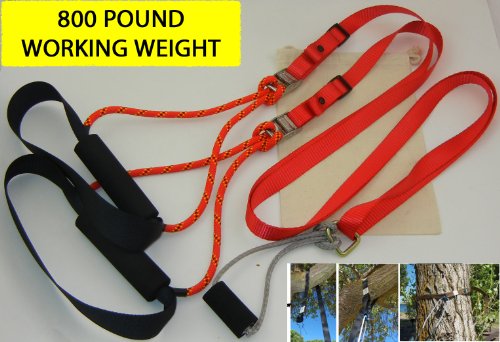 RopeInaBag Red Rope Cam Buckle Suspension Trainer (3000 Series). Made in USA.