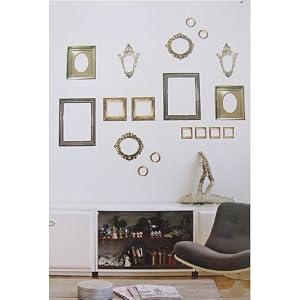 Gilt Frames Wall Sticker French repositionable removable