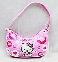 Handbag - Hello Kitty - Pink Flower Bow New Hand Bag Purse Girls 84019
