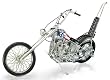 The Franklin Mint Harley Davidson Ultimate Chopper in Red, White and Blue
