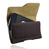 Incipio IPH-579 Premium Leather Holster for iPhone 4 - Brown