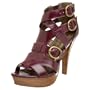 Fergie Women's Pepper Gladiator Sandal,Dark Purple,8 M US