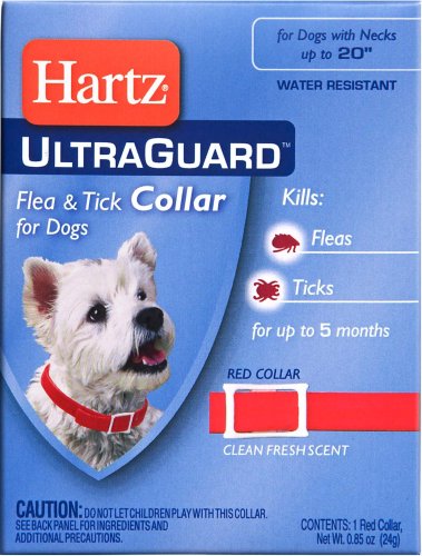 Hartz UltraGuard Collar For Dogs, Red
