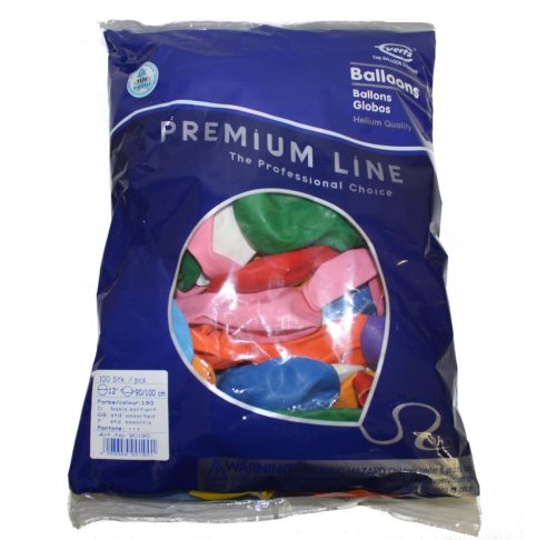 Imagen principal de Premium Line 901901  - Globos, 100 unidades, entre 90-100cm