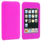 GTMax Hot Pink Soft Rubber Silicone Skin Cover Case For Apple iPod touch 8GB 32GB 64GB 3rd 3G Generation NEWEST MODEL