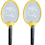 HARTIG + HELLING-Lot de 2 Tapettes Raquettes Electriques - Anti Moustique Mouche Insectes Volants - Economique Ecologique