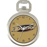 NHL Men's NHL-PW-ANA Pocket Collection Anaheim Ducks Pocket Watch