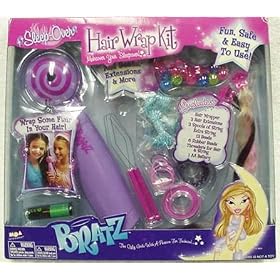 Bratz Sleep-Over Sleepover Hair Wrap Kit - BONUS Hair Extensions! by MGA Entertainment