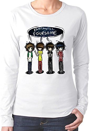 S Bert Pandora Womens Fantastic Foursome Pj Chris Dan Phil Funny Tshirts