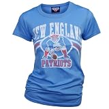 New England Patriots Women's Vintage Short Sleeve T-Shirt (Blueberry)