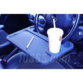In car drivers worktop desk