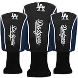 L.A. Dodgers Black Three-Pack Golf Club Headcovers