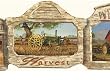 Bone Tractor Signs Wallpaper Border