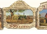 Bone Tractor Signs Wallpaper Border