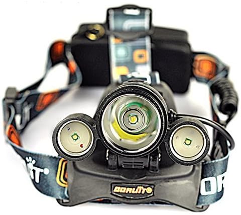 3 Cree Xm-l T6 Led 5000 Lumens Headlamp Outdoor Sports Headlight by TENKAIDA