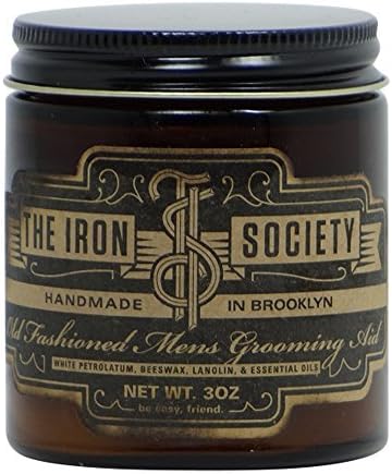 The Iron Society Old Fashioned Men's Grooming Aid Hair Pomade by The Iron Society