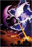 Dragon Attack By Meiklejohn Highest Quality Art Print Poster - Size: 24 X 36