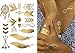 5 Sheets Fashion Body Art Stickers Removable Waterproof Temporary Tattoo - Patten Type: Wings, Letters, Cats, Totem, Cardiogram Hot - FZPSZH01001 by Sophiababywang