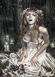Victoria Frances (Vampire Girl) Art Poster Print - 24