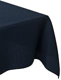 Bardwil Cobblestone 60-inch By 120-inch Oblong / Rectangle Tablecloth, Navy