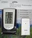 Outdoor Living : Wireless Indoor/Outdoor Thermometer with Dual Alarm Clock
