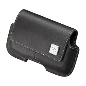 BlackBerry Leather Horizontal Holster for BlackBerry Storm 9530 (Black)