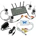 Weather-proof 2.4G 4-Channel Wireless Surveillance and Security System with 4 Indoor/Outdoor Night Vision Surveillance Cameras + 4 channel USB DVR with audio