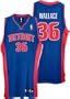Rasheed Wallace Blue adidas NBA Authentic Detroit Pistons Jersey