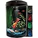 KollerCraft AQUARIUS AquaView 360 Aquarium Kit with LED Light - 3-Gallon