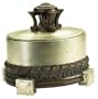 Eurofase 13640-019 Laurel Large Jewelry Box, Pewter/Antique Bronze