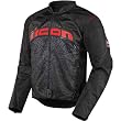 Icon Contra Redeemer Men's Textile On-Road Racing Motorcycle Jacket - Black