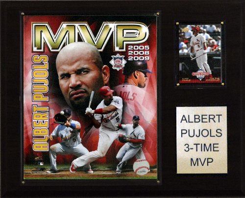 MLB Albert Pujols 3 Time MVP St. Louis Cardinals Player Plaque