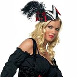 Pirate Hats Ladies Black Pillbox Pirate Hat 51cgTqgBT8L. SL160 Pirate Hats Ladies Black Pillbox Pirate Hat
