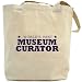 Canvas Tote Bag Beige  The Best Museum Curator Of The World  Occupations