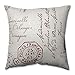 Pillow Perfect Indoor/Postale Ruby Throw Pillow 16.5 inch, 16.5-inch, Red