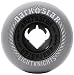 Darkstar Light Knight Dual Durometer (Black/Grey) Skateboard Wheels - Set of 4 - 53 mm