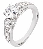 NEW DIAMOND WHITE GOLD LADIES RING