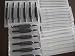 (25) COUNTS OF 7-MAGNUMS PRE-STERILIZED TATTOO NEEDLES WITH MATCHING (25) BLACK RUBBER DISPOSABLE TUBES (5/8")