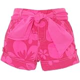 hibiscus sash shorts(cerise 6-9mos)