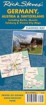 Rick Steves' Germany, Austria, and Switzerland Map: Including Berlin, Munich, Salzburg and Vienna City