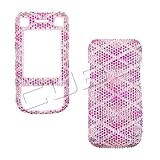 51cgk Ml2xL. SL160  Pink Argyle Crystal Art Bling case faceplate for Sony Ericsson W760