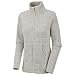 Columbia Womens Nubby Nouveau Full Zip Sweater, Winter White, X-Large